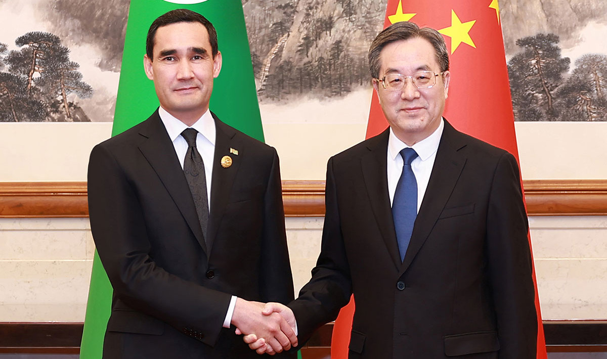 Türkmenistanyň Prezidenti Hytaýyň Döwlet Geňeşiniň Premýeriniň birinji orunbasary bilen duşuşdy