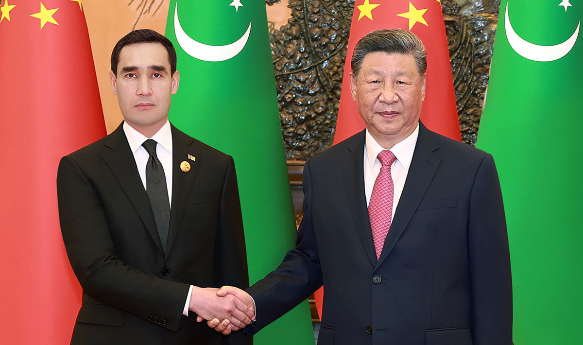 Türkmenistanyň Prezidenti Hytaý Halk Respublikasynyň Başlygy bilen duşuşdy