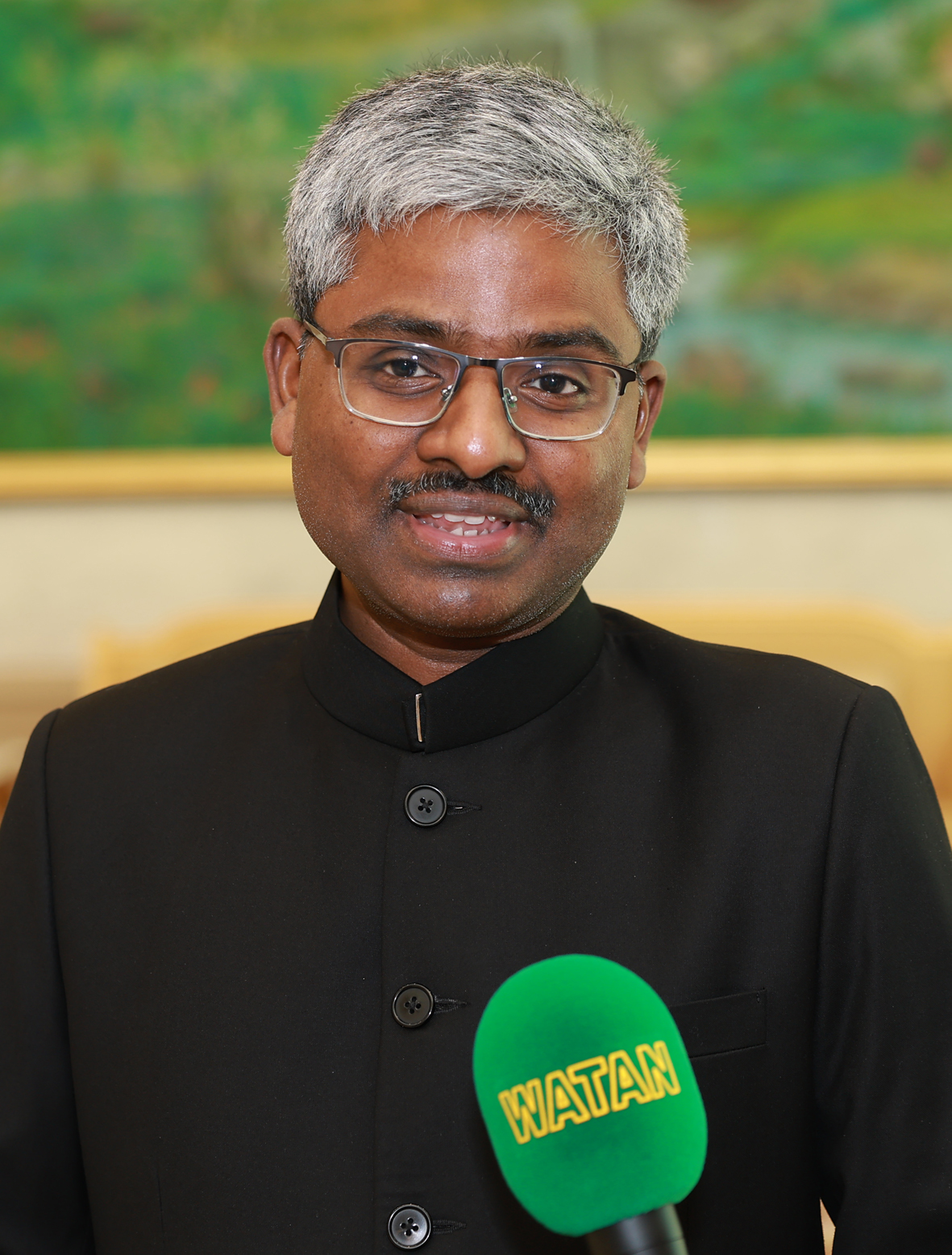 Türkmenistanyň Prezidenti Hindistan Respublikasynyň Adatdan daşary we Doly ygtyýarly ilçisini kabul etdi